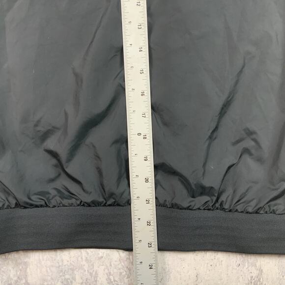 Nike Jacket Womens Medium Black Windbreaker Leopard Print Hooded Full Zip - Picture 7 of 8